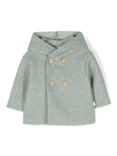 Teddy & Minou Babies' Bouclé Jacket In Green
