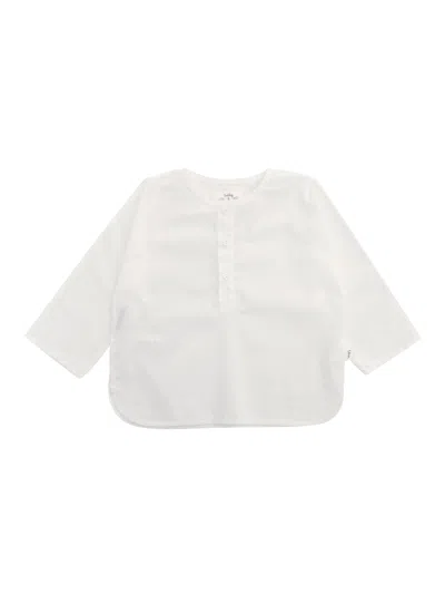Teddy & Minou Kids'  Camicia M/lunga In White