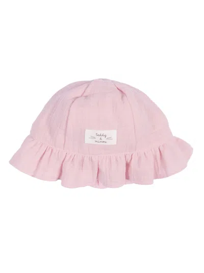 Teddy & Minou Babies'  Cappello + Scarpina In Pink