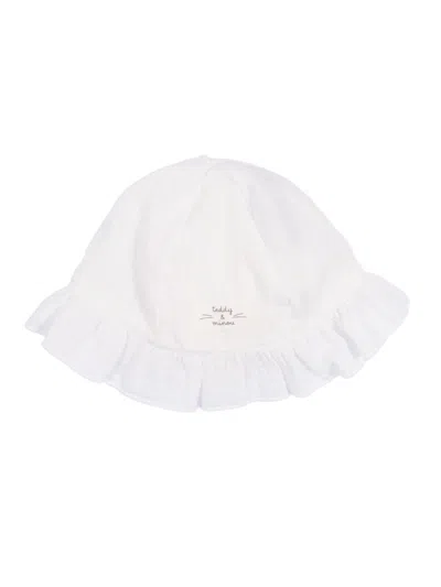 Teddy & Minou Kids'  Cappello + Scarpina In White