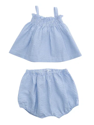 Teddy & Minou Kids'  Completo Due Pezzi In Blue