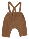 Teddy & Minou Corduroy Dungaree Set In Multi