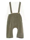 Teddy & Minou Corduroy Trousers In Green