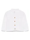 Teddy & Minou Cotton Cardigan In White