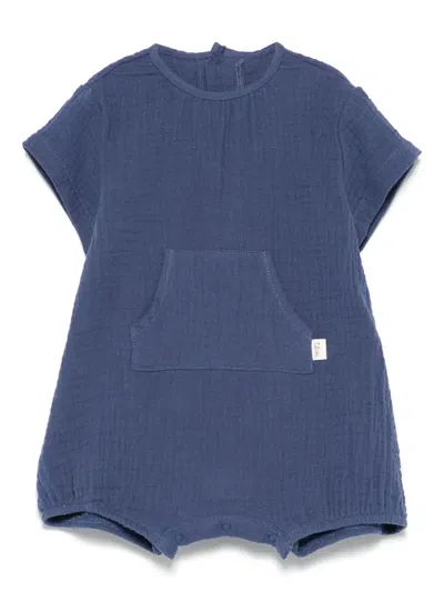 Teddy & Minou Babies' Cotton Shorties In Blue