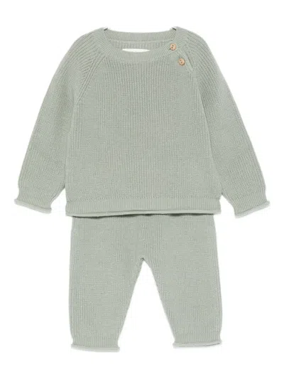 Teddy & Minou Babies' Due Pezzi In Green