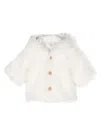 Teddy & Minou Fleece Jacket In White