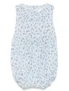 Teddy & Minou Floral Bodysuit In Blue