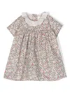 Teddy & Minou Floral-print Cotton Dress In 绿色