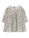 Teddy & Minou Floral-print Cotton Dress In White