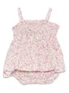 Teddy & Minou Floral-print Dress In Pink