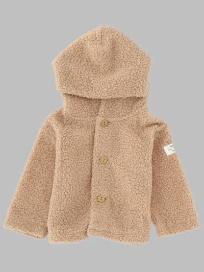 Teddy & Minou Girls Teddy-style Mini Jacket, Trench Coat Outerwear In Beige