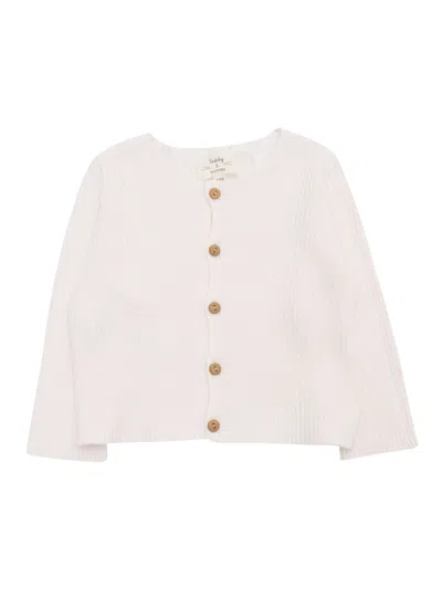 Teddy & Minou Kids'  Golfino Tricot In White