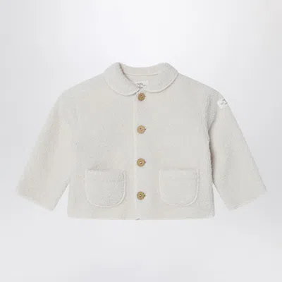 Teddy & Minou Ivory Teddy-fabric Jacket In White