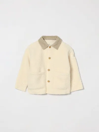 Teddy & Minou Babies'  Jacket Kids Color Yellow Cream In Metallic