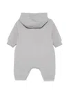 Teddy & Minou Jersey Romper In Grey