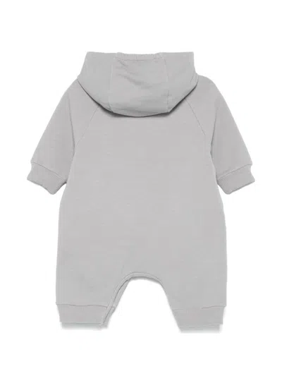 Teddy & Minou Babies' Jersey Romper In Grey