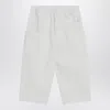 Teddy & Minou Milky White Cotton Trousers In White