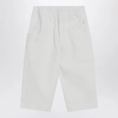 Teddy & Minou Babies' Milky White Cotton Trousers