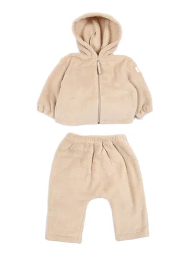 Teddy & Minou Mini Comfort Sweatshirt And Pants Set In Neutral