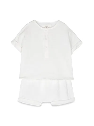 Teddy & Minou Mini Comfort T-shirt And Bermuda Shorts Set In Multi