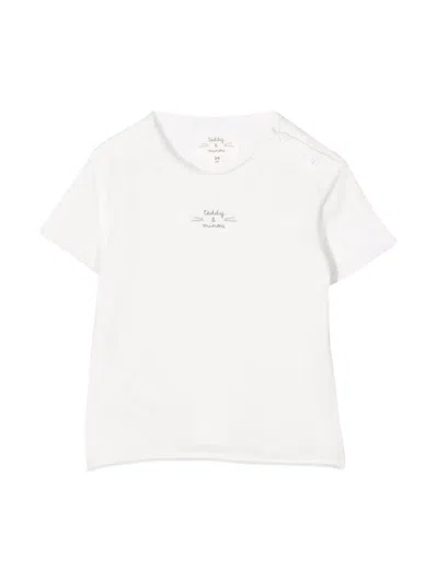 Teddy & Minou Mini Cotton T-shirt In White