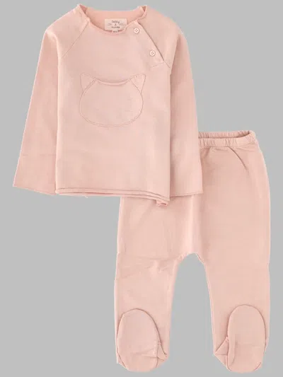 Teddy & Minou Mini Cotton Two-piece Suit In White