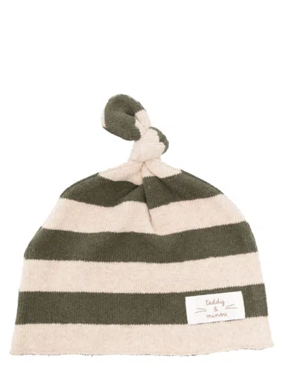 Teddy & Minou Mini Olive Hat For All Seasons In Multi