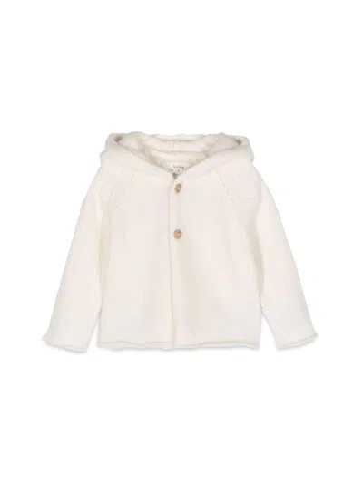 Teddy & Minou Mini Unisex Tricot Sweater In White