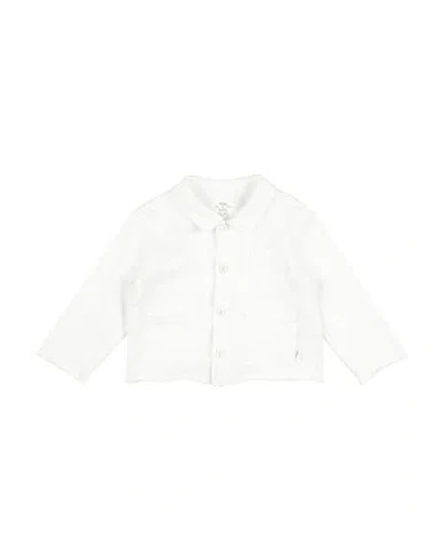 Teddy & Minou Babies'  Newborn Boy Blazer White Size 3 Cotton In Gray