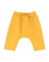 Teddy & Minou Newborn Boy Pants Marigold Size 3 Cotton, Elastane In Yellow