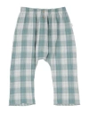 Teddy & Minou Newborn Boy Pants Sage Green Size 3 Cotton In Sage Green