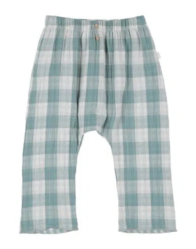 Teddy & Minou Babies'  Newborn Boy Pants Sage Green Size 3 Cotton