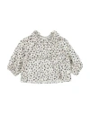 Teddy & Minou Newborn Girl Top Off White Size 3 Cotton, Viscose In White