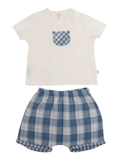 Teddy & Minou Newborn Outfit In White