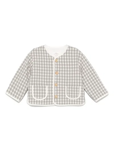 Teddy & Minou Babies' Padded Jacket In Grey