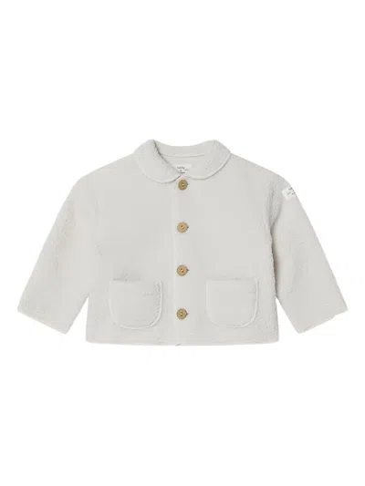 Teddy & Minou Babies' Patch Pocket Jacket In Gray