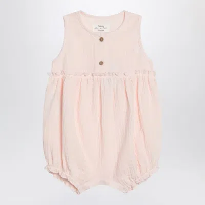 Teddy & Minou Babies' Pink Cotton Romper