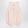 Teddy & Minou Pink Cotton Romper