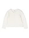 Teddy & Minou Ribbed-knit Cotton Cardigan In Weiss