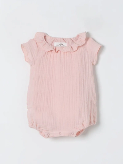 Teddy & Minou Romper  Kids Color Pink In Pink