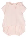 Teddy & Minou Muslin Shorts Set In Pink