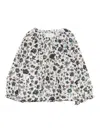 Teddy & Minou Ruffled Floral-print Shirt In Multi