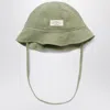 Teddy & Minou Sage Green Hat With Drawstring