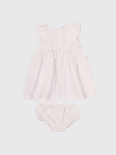 Teddy & Minou Babies'  ロンパース ボーイ カラー ホワイト In Pink