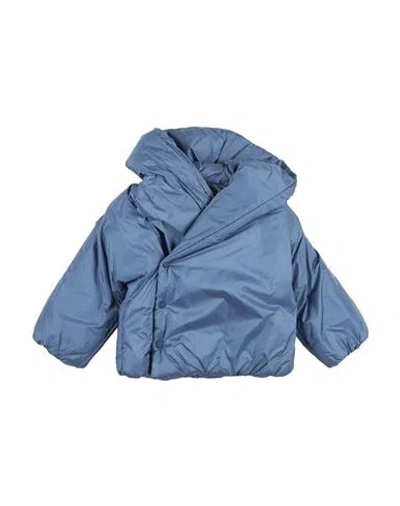 Teddy & Minou Babies'  Toddler Girl Puffer Slate Blue Size 3 Polyamide
