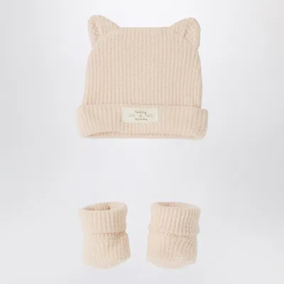 Teddy & Minou Unisex Mini Two-piece Set In Pink