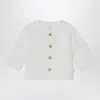 Teddy & Minou White Cotton Jacket In White