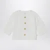 Teddy & Minou White Cotton Jacket