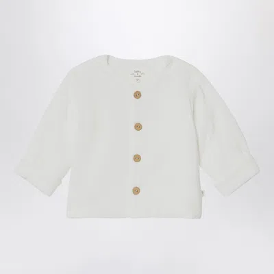 Teddy & Minou Milk-white Shearling-effect Jacket